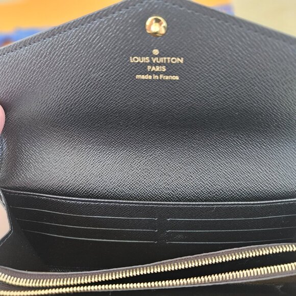 Brand New Authentic Louis Vuitton Sarah NM3 M. Reverse Wallet Mono, Brown - Picture 8 of 16